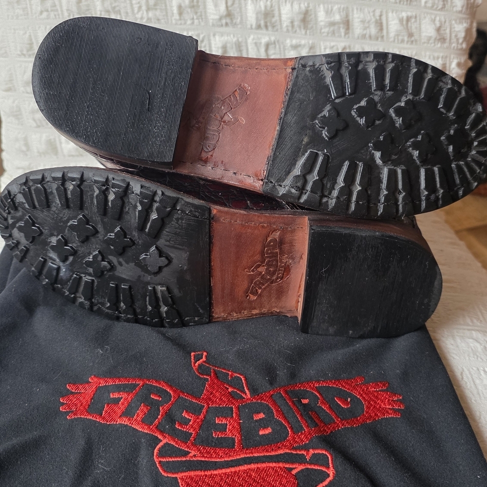 Freebird OG By Steven Croco Lace Up Boots - Picture 8 of 9